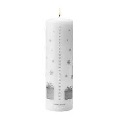 2025 års kalenderljus, Vit-silver