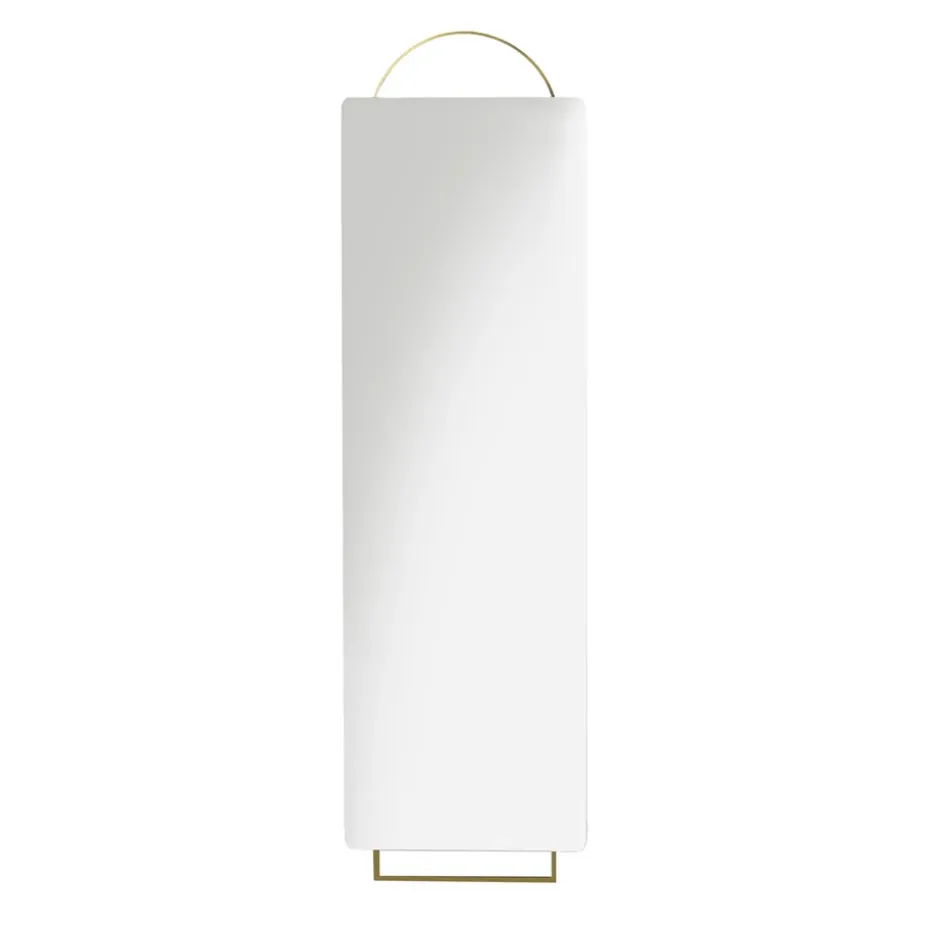 Adorn spegel 159x45 cm, Mässing