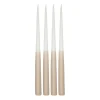 Affinity antikljus tvåfärgade 4-pack 32cm, White-sand