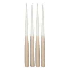 Affinity antikljus tvåfärgade 4-pack 32cm, White-sand