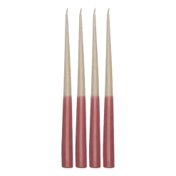 Affinity antikljus tvåfärgade 4-pack 32cm, Beige-red