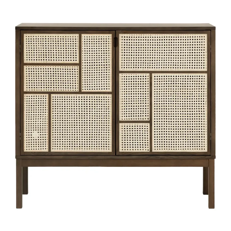 Air sideboard, Mörk ek, 120x110 cm, med ben