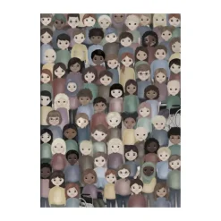 Alla är vi olika poster, 50x70 cm