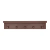 Alley knopplist med hylla, Burgundy