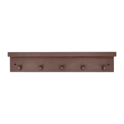 Alley knopplist med hylla, Burgundy