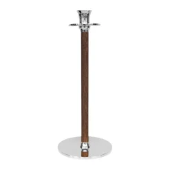 Alto Basso ljusstake 35 cm, Förnicklad mässing