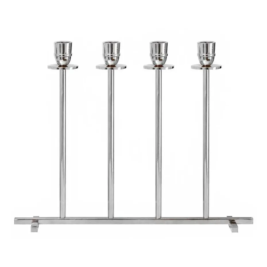 Alto ljusstake, Förnicklad mässing