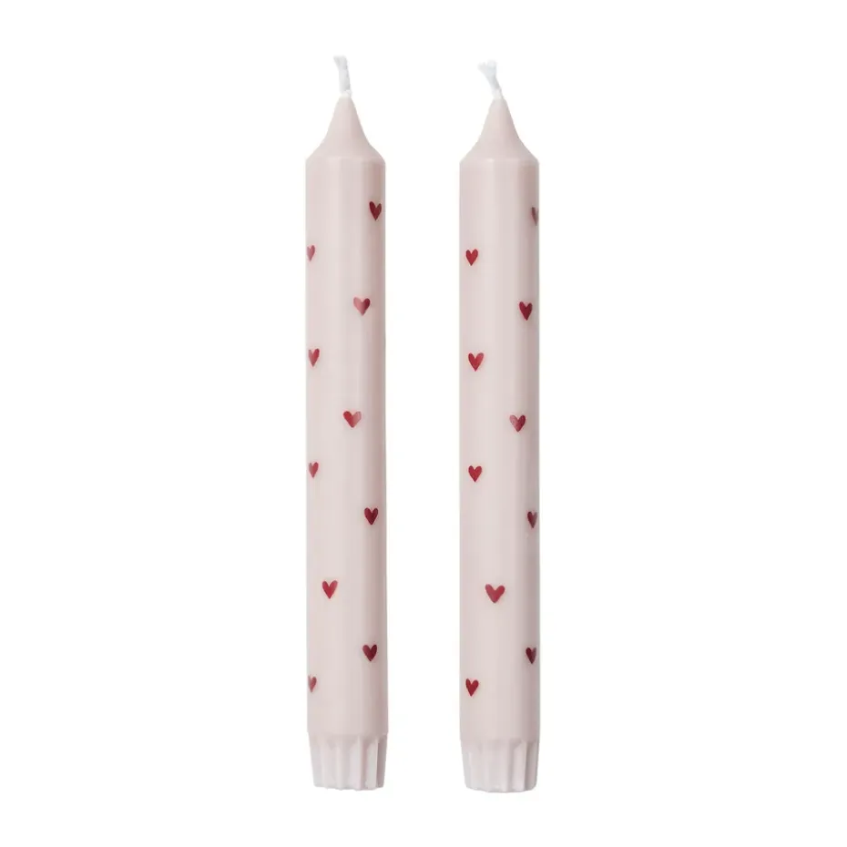 Amor kronljus 2-pack, Light pink-red