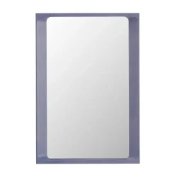 Arced spegel 80x55 cm, Light lilac