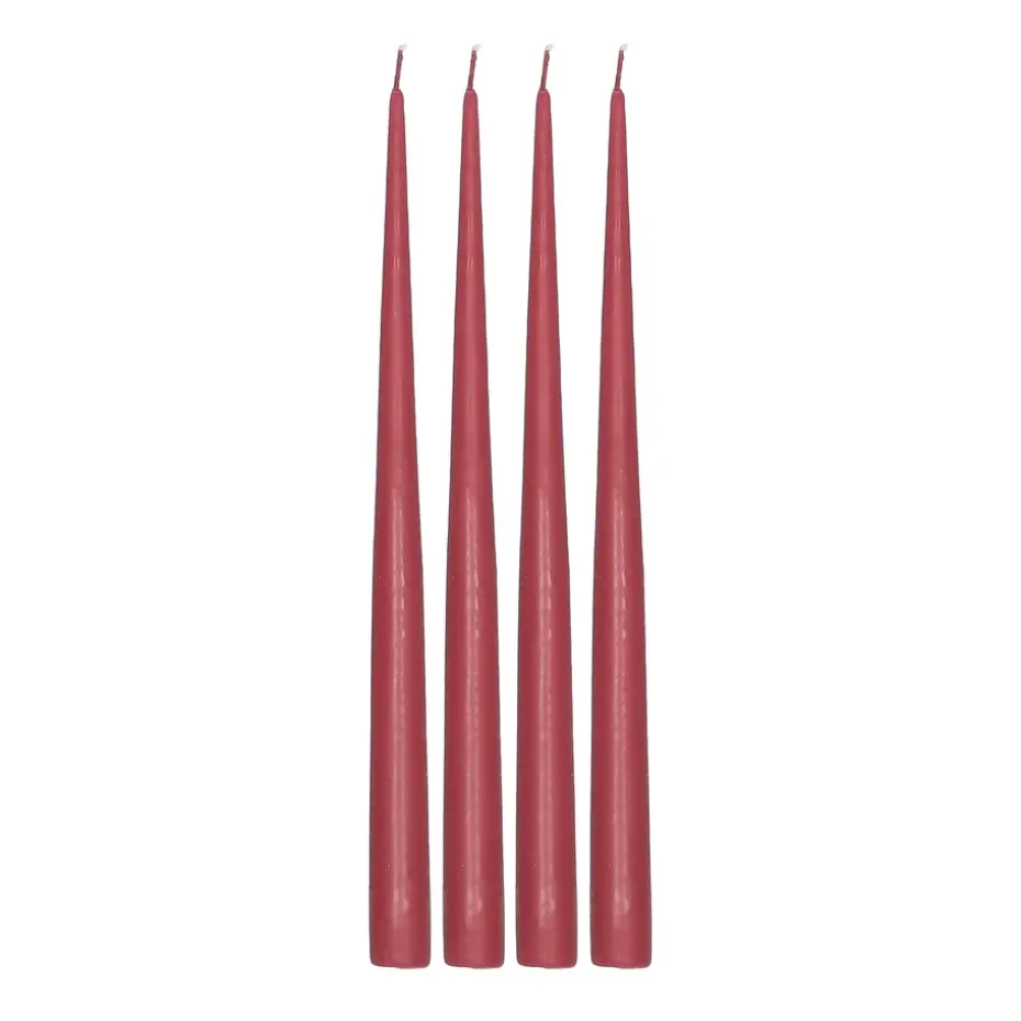 Atmosphere antikljus 4-pack 32 cm, Dark red