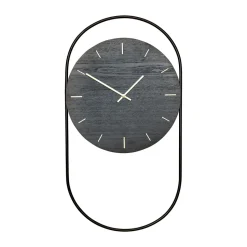 A-Wall väggklocka 41x76 cm, Black-brass