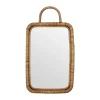 Baki spegel med ram 24x36 cm, Natur