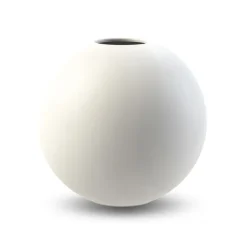Ball vas white, 20 cm