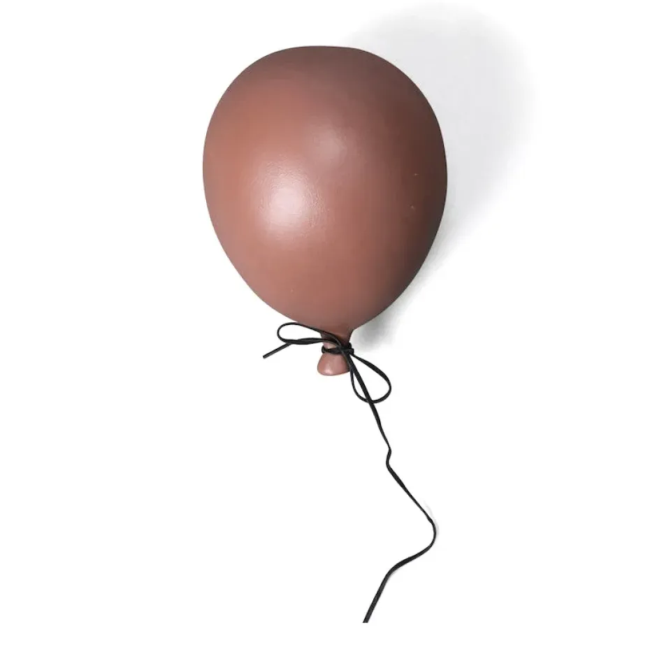 Balloon dekoration 17 cm, Dusty red