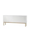 Beam sideboard, vit lack, stativ i vitoljad ek
