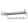 Bill Hat rack hatthylla, Svart-mörkbrun