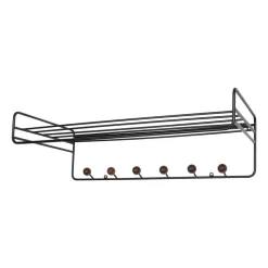 Bill Hat rack hatthylla, Svart-mörkbrun