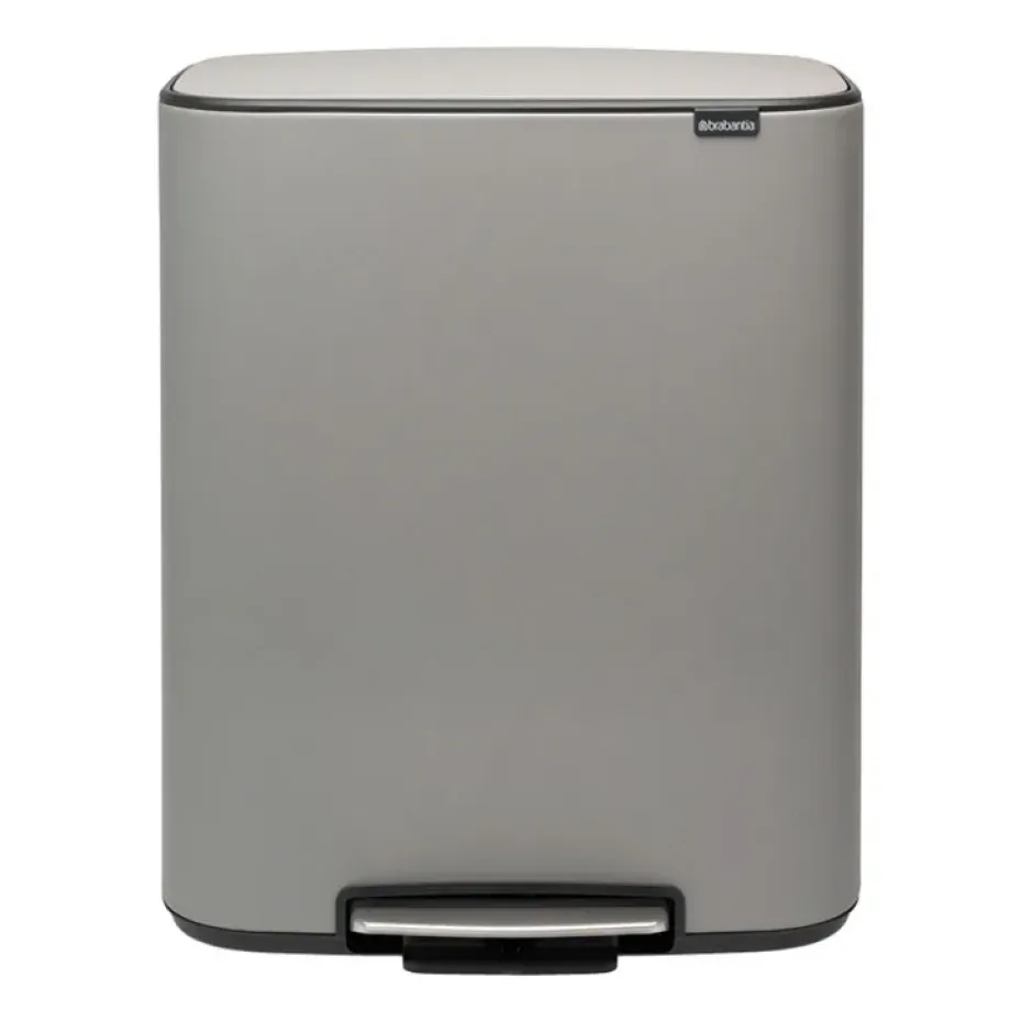Bo pedalhink 2x30 L, Mineral concrete grey
