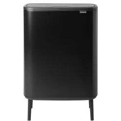 Bo touch bin high 2x30 L, Matt svart