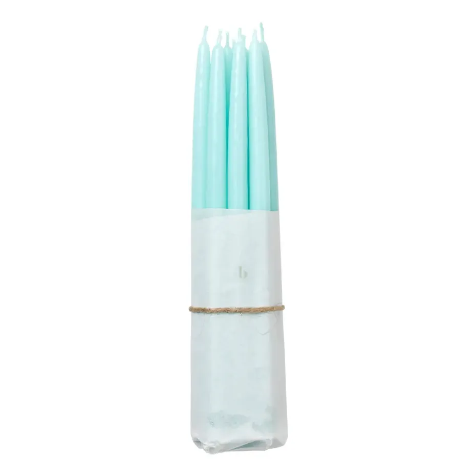 Broste Copenhagen doppade antikljus 10-pack, Mint green