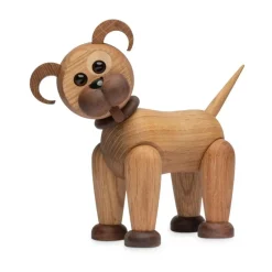 Buddy Hund dekoration 20,5 cm, Ek
