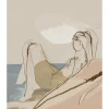 By the ocean poster, 50x70 cm