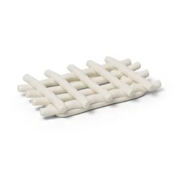 Ceramic tvålfat 10x14,5 cm, Off-white