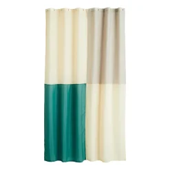Check duschdraperi 180x200 cm, Green