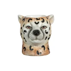 Cheetah dekoration 9,5 cm, Multi