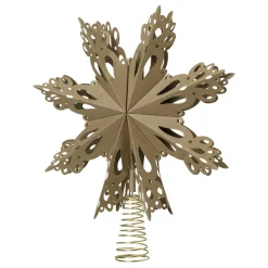 Christmas star toppstjärna, Natural brown