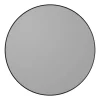 Circum spegel Ø50 cm, Tonat glas-svart