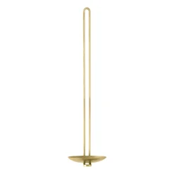 Clip ljusstake vägg 34 cm, Mässing