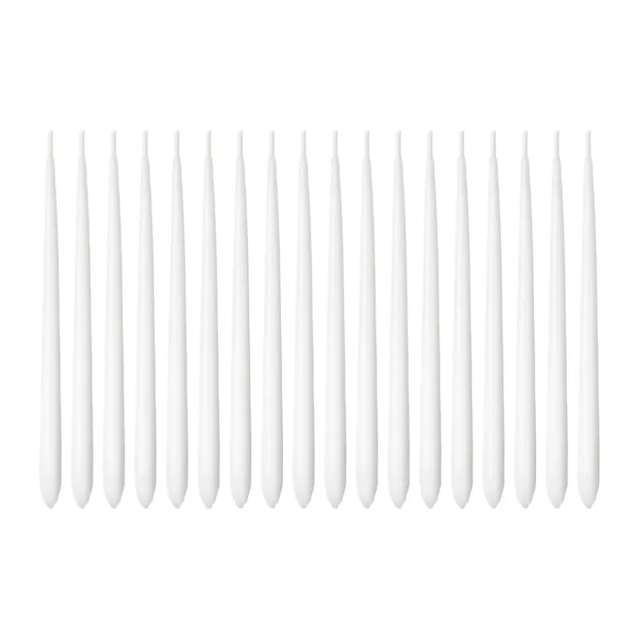 Cobra Hanukkah ljus 18-pack, Vit