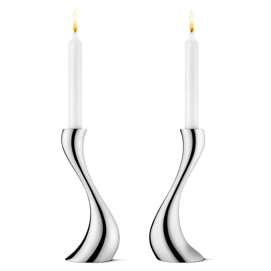 Cobra ljusstake 2-pack, medium, 20 cm