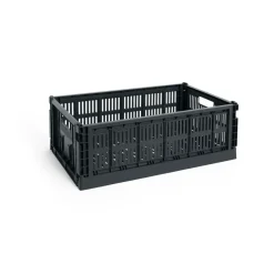 Colour Crate L 34,5x53 cm, Charcoal