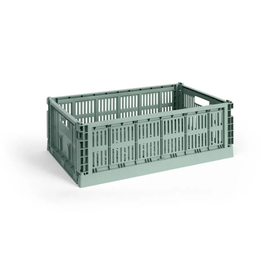 Colour Crate L 34,5x53 cm, Sage green