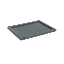 Colour Crate lock plastic medium, Charcoal