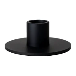 Cooee ljusstake low 3 cm, Black