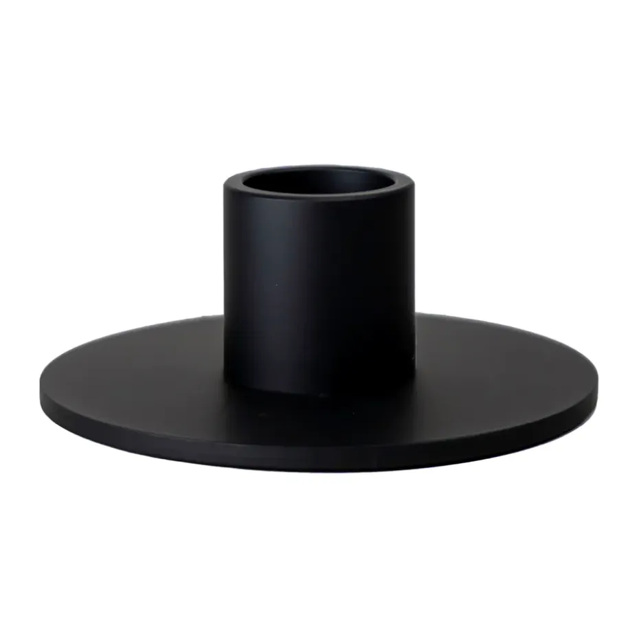 Cooee ljusstake low 3 cm, Black