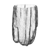 Crackle vas 27 cm, Klar