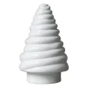 Curl tree dekorationsgran 13 cm, Shiny white