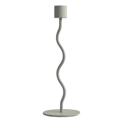 Curved ljusstake 23 cm, Sand