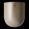 Cut vägghängd kruka beige, Large 17 cm