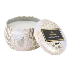 Decorative tin ljus 25 timmar, Santal Vanille
