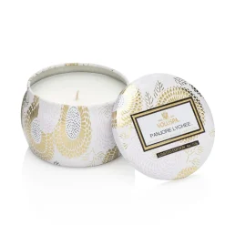 Decorative tin ljus 25 timmar, Panjore Lychee