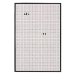 Design Letters bokstavstavla A2, Grå