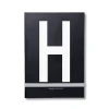 Design Letters personlig anteckningsbok, H