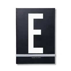 Design Letters personlig anteckningsbok, E