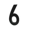 Design Letters siffror aluminium 50 mm, 6