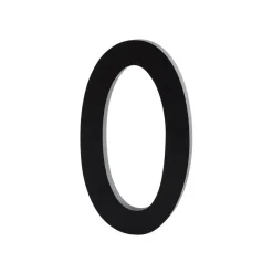 Design Letters siffror aluminium 50 mm, 0